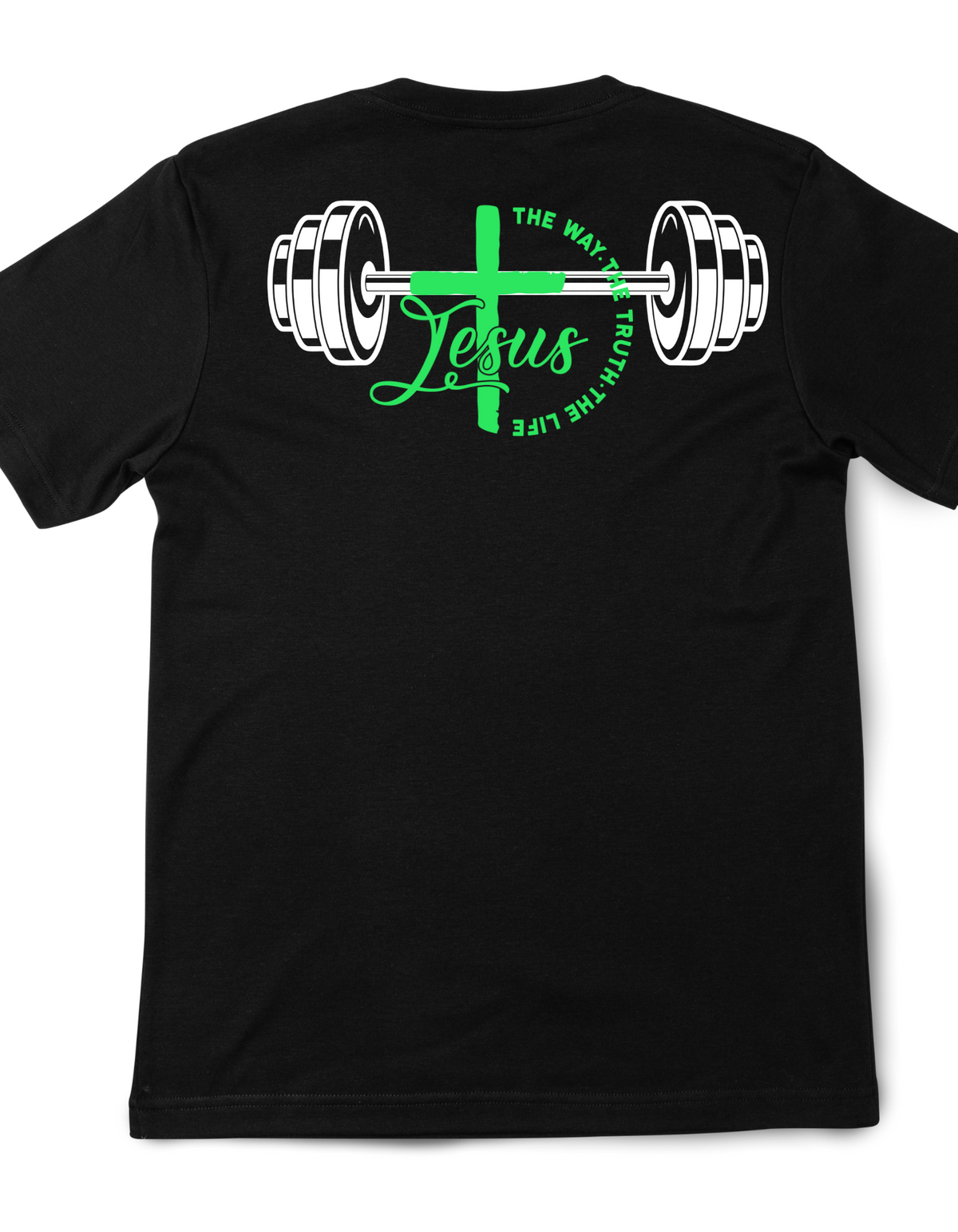 T-shirt de sport chrétien « Jésus est ma force »