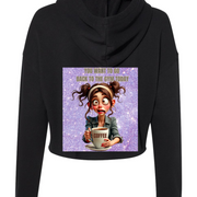 You Want To Go Back To The Gym Cropped Hoodie