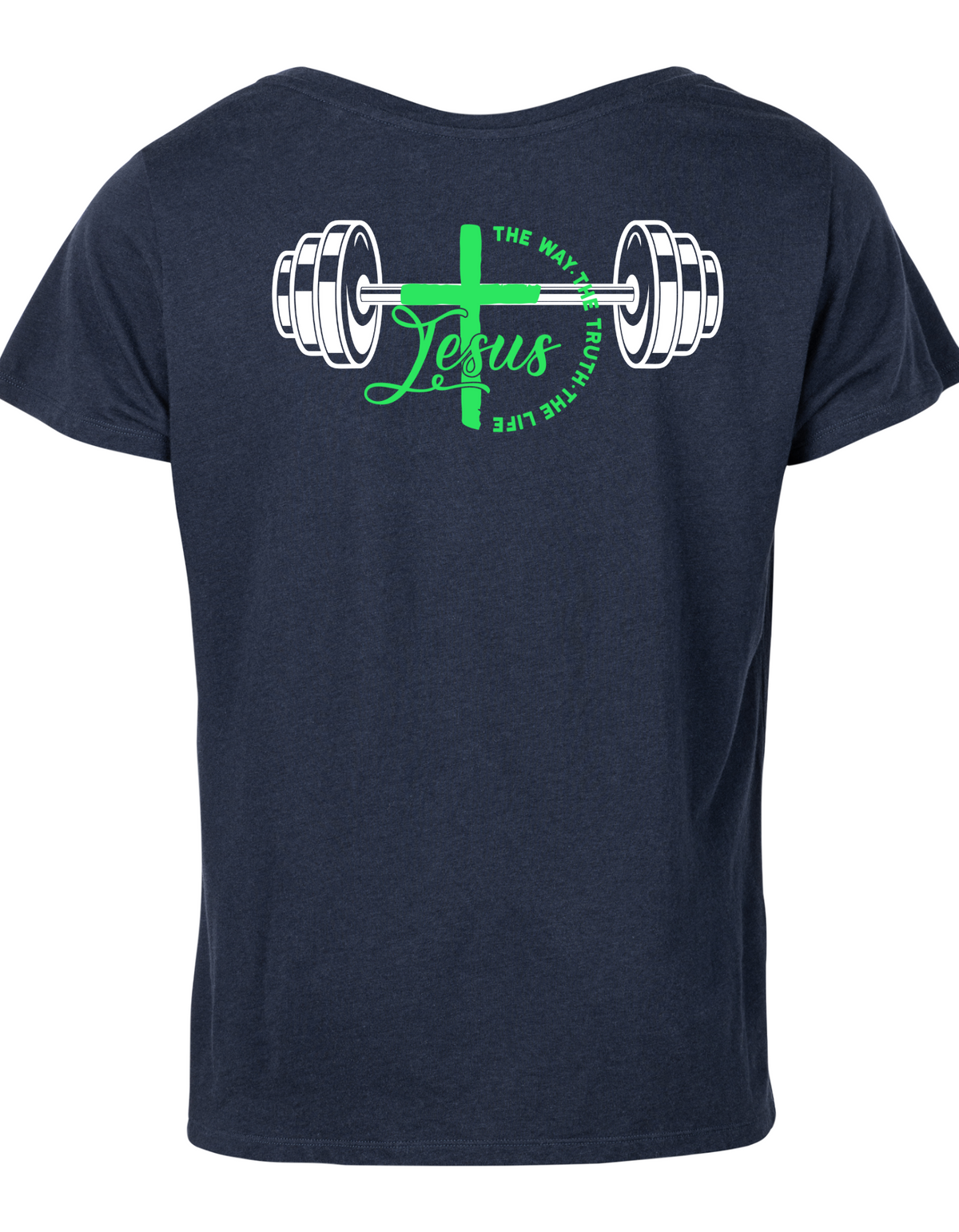 T-shirt de sport chrétien « Jésus est ma force »