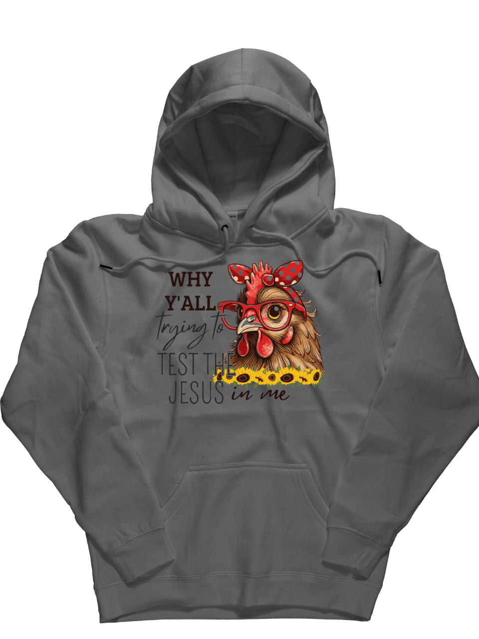 "Why Y’all Trying to Test the Jesus in Me?" Hoodie