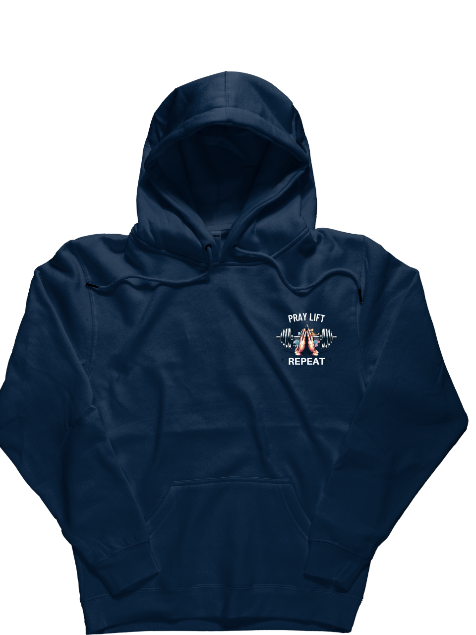 Sweat à capuche « Priez, élevez, répétez » 